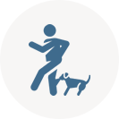 Dog attack icon